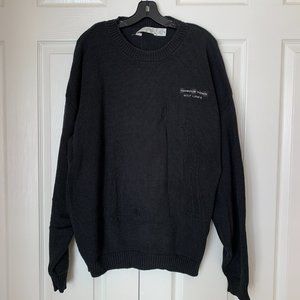 HARBOR TOWN HILTON HEAD 100% Cotton Black Men ' s Sweater
